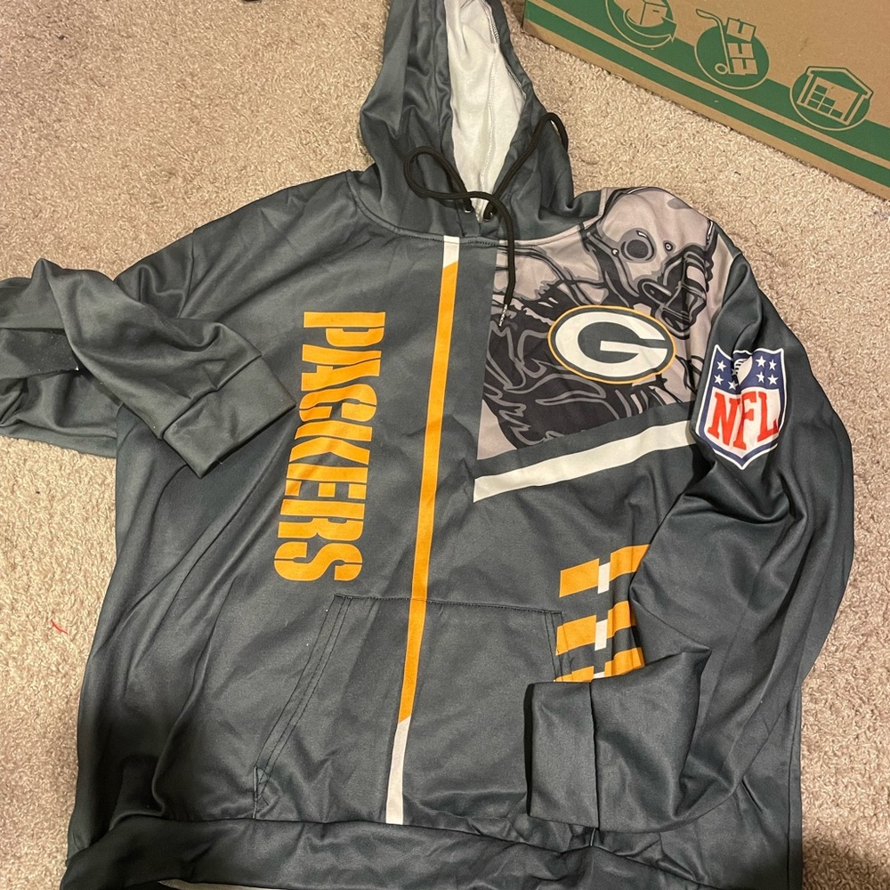 Green Bay Packers XL. Dri-fit hoodie